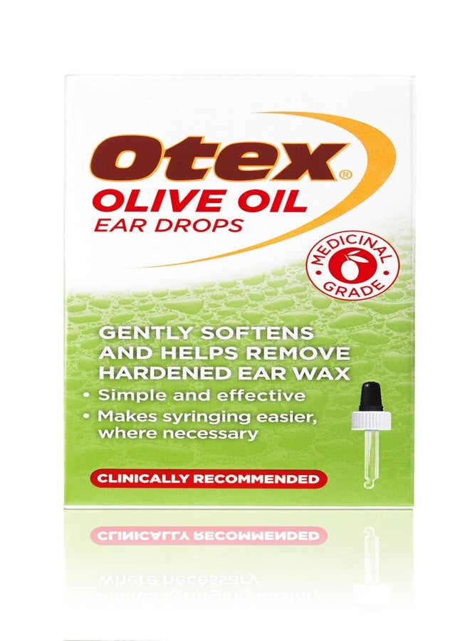 Otex Olive Oil Ear Drops For Natural, Gentle Removal of Excessive, Hardened Ear Wax. Bottle with Dropper Applicator, 10 ml (Pack of 1) - Image 1